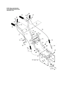 Handle parts for Craftsman Gas Snowblower 107889650 from AppliancePartsPros.com