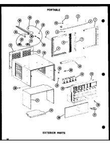Exterior Parts (5-Spn / P54973-1R) (5P-2Nm-1 / P54972-6R) (5P-2Nm / P54972-1R) (6P-2Anm / P54972-2R) (6P-2Nh / P54973-2R) (6P-5N / P54973-3R) (8P-2Nm / P54972-3R) (8P-5N / P54973-4R) (8P-5Nm / P54972-5R) parts for Amana Room Air Conditioner 109-3N/P54975-2R from AppliancePartsPros.com