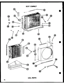 Coil Parts (7-2Jm / P54336-64R) (11-5Jh / P54336-66R) (12-3J / P54390-99R) (12-3Jh / P54336-63R) parts for Amana Room Air Conditioner 109-3N/P54975-2R from AppliancePartsPros.com