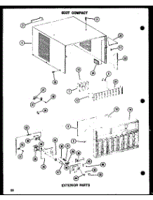 Exterior Parts (8-2Nm / P54974-1R) (9-2Nm / P54974-8R) (9-2N / P54974-10R) (10-2Nm / P54974-2R) (11-2Nm / P54974-7R) (11-2N / P54974-11R) (12-2Nm / P54974-9R) (12-2N / P54974-12R) (13-3Nm / P54974-3R) (13-3N / P54974-13R) parts for Amana Room Air Conditioner 109-3N/P54975-2R from AppliancePartsPros.com