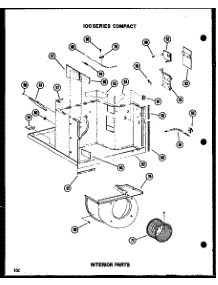 Interior Parts parts for Amana Room Air Conditioner 109-3N/P54975-2R from AppliancePartsPros.com