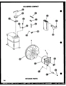 Interior Parts parts for Amana Room Air Conditioner 109-3N/P54975-2R from AppliancePartsPros.com
