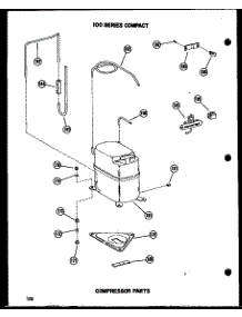 Compressor Parts parts for Amana Room Air Conditioner 109-3N/P54975-2R from AppliancePartsPros.com