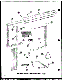 Instant Mount - Factory Installed (7-2Jm / P54336-64R) (11-5Jh / P54336-66R) (12-3J / P54390-99R) (12-3Jh / P54336-63R) (8-2Nm / P54974-1R) (9-2Nm / P54974-8R) (10-2Nm / P54974-2R) (11-2Nm / P54974-7R) (12-2Nm / P54974-9R) (13-3Nm / P54974-3R) parts for Amana Room Air Conditioner 109-3N/P54975-2R from AppliancePartsPros.com