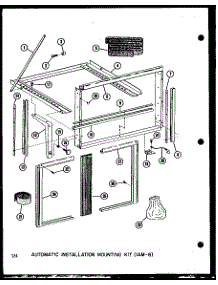 Automatic Installation Mounting Kit (1Am-6) parts for Amana Room Air Conditioner 109-3N/P54975-2R from AppliancePartsPros.com