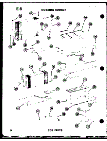 Coil Parts (109W-2N / P54975-24R) (109W-2W / P54975-80R) (109W-3N / P54975-21R) (109W-3W / P54975-81R) (109W-3Pe / P54975-20R) (109W-3Ew / P54975-82R) (109W-2Nh / P54975-25R) (109W-2Hw / P54975-83R) (113W-3N / P54975-22R) parts for Amana Room Air Conditioner 109-3W/P54975-75R from AppliancePartsPros.com