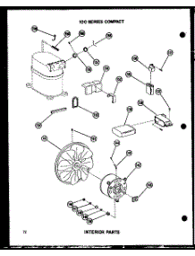 Interior Parts parts for Amana Room Air Conditioner 109-5JH/P54390-96R from AppliancePartsPros.com