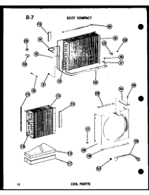 Coil Parts (11-5J / P54336-67R) parts for Amana Room Air Conditioner 109-5PE/P54975-32R from AppliancePartsPros.com