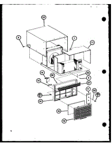 Exterior Parts parts for Amana Room Air Conditioner 1095R/P69684-4R from AppliancePartsPros.com