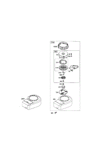 Kit-Rewind / Blower Housing parts for Briggs & Stratton Lawn & Garden Engine 10A900-2291-B1 from AppliancePartsPros.com