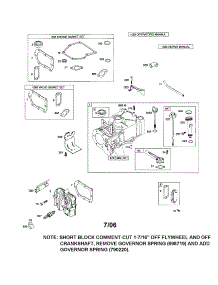 Cylinder / Gasket Sets parts for Briggs & Stratton Lawn & Garden Engine 10H900 (0101-0641) from AppliancePartsPros.com