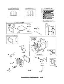 Cylinder / Dipstick / Tube parts for Briggs & Stratton Lawn & Garden Engine 10M900 (0005-0712) from AppliancePartsPros.com