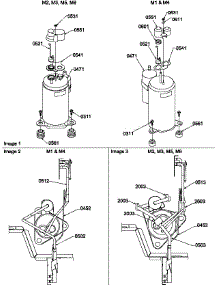 Compressor / Tubing parts for Amana Room Air Conditioner 10QZ22RC1-P1209805R from AppliancePartsPros.com