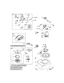 Rewind Starter / Blower Housing parts for Briggs & Stratton Lawn & Garden Engine 10T802-0708-EA from AppliancePartsPros.com