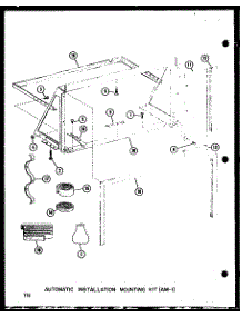 Automatic Installation Mounting Kit (Am-1) (11-5Jh / P54336-66R) (12-3J / P54390-99R) (12-3Jh / P54336-63R) (109-2J / P54390-97R) parts for Amana Room Air Conditioner 11-2N/P54974-11R from AppliancePartsPros.com
