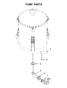 Pump Parts parts for Kenmore Washer 110.26132414 (11026132414, 110 26132414) from AppliancePartsPros.com