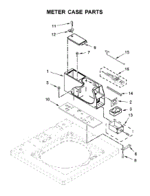 Meter Case Parts parts for Kenmore Washer 110.27022711 (11027022711, 110 27022711) from AppliancePartsPros.com