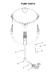 Pump Parts parts for Kenmore Washer 110.28132414 (11028132414, 110 28132414) from AppliancePartsPros.com