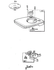 Carburetor Control Plate And Fuel Tank parts for Briggs & Stratton Lawn & Garden Engine 110700 TO 110799 (0015 - 0106) from AppliancePartsPros.com