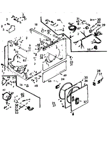 Cabinet Assembly parts for Sears Dryer 11077408100 from AppliancePartsPros.com