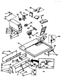Top And Console Parts parts for Sears Dryer 11077409100 from AppliancePartsPros.com