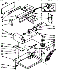 Top And Console Parts parts for Sears Dryer 11077409240 from AppliancePartsPros.com