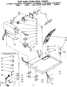 Top And Coin Box Parts parts for Sears Dryer 11087406420 from AppliancePartsPros.com