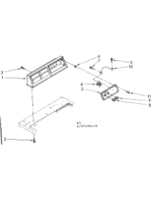 Console And Control Parts parts for Sears Dryer 11087406420 from AppliancePartsPros.com