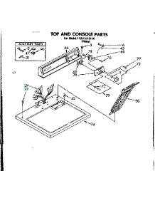 Top And Console Parts parts for Sears Dryer 11087515110 from AppliancePartsPros.com