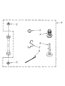 Miscellaneous parts for Sears Laundry Center 11089675100 from AppliancePartsPros.com