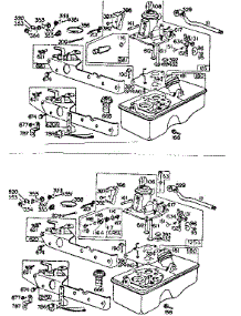 Carburetor Assembly parts for Briggs & Stratton Lawn & Garden Engine 110900 TO 110999 (0010 - 0051) from AppliancePartsPros.com