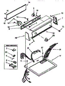 Top And Console parts for Sears Dryer 11097551210 from AppliancePartsPros.com