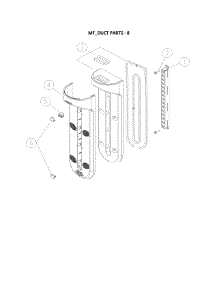 Mf Ducts parts for Kenmore Top-Mount Refrigerator 111.60512912 (11160512912, 111 60512912) from AppliancePartsPros.com