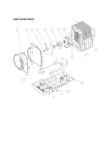 Case Vapori Parts parts for Kenmore Top-Mount Refrigerator 111.60612910 (11160612910, 111 60612910) from AppliancePartsPros.com