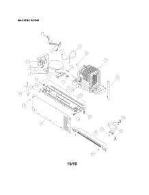 Machine Room parts for Kenmore Top-Mount Refrigerator 111.60712910 (11160712910, 111 60712910) from AppliancePartsPros.com