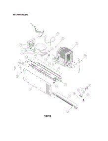 Machine Room parts for Kenmore Top-Mount Refrigerator 111.60715910 (11160715910, 111 60715910) from AppliancePartsPros.com