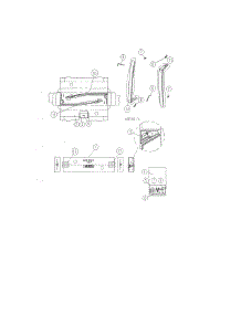 Handle Parts parts for Kenmore Top-Mount Refrigerator 111.61202711 (11161202711, 111 61202711) from AppliancePartsPros.com