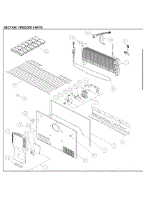 Freezer Parts parts for Kenmore Top-Mount Refrigerator 111.61202714 (11161202714, 111 61202714) from AppliancePartsPros.com