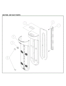 M / F Duct Parts parts for Kenmore Top-Mount Refrigerator 111.61205713 (11161205713, 111 61205713) from AppliancePartsPros.com