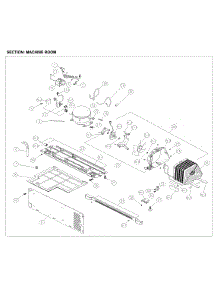 Machine Parts parts for Kenmore Top-Mount Refrigerator 111.61209714 (11161209714, 111 61209714) from AppliancePartsPros.com