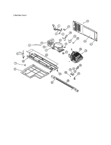 Machine Room parts for Kenmore Top-Mount Refrigerator 111.61211615 (11161211615, 111 61211615) from AppliancePartsPros.com