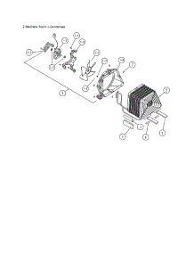 Machine Room-Condenser parts for Kenmore Top-Mount Refrigerator 111.61211615 (11161211615, 111 61211615) from AppliancePartsPros.com