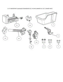 Icemaker Parts parts for Kenmore Top-Mount Refrigerator 111.61211615 (11161211615, 111 61211615) from AppliancePartsPros.com