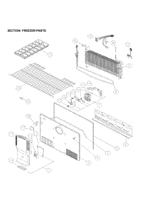 Freezer Parts parts for Kenmore Top-Mount Refrigerator 111.61212612 (11161212612, 111 61212612) from AppliancePartsPros.com