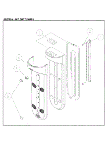 M / F Duct parts for Kenmore Top-Mount Refrigerator 111.61212612 (11161212612, 111 61212612) from AppliancePartsPros.com