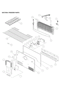 Freezer Parts parts for Kenmore Top-Mount Refrigerator 111.61215612 (11161215612, 111 61215612) from AppliancePartsPros.com