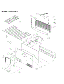 Freezer Parts parts for Kenmore Top-Mount Refrigerator 111.61219612 (11161219612, 111 61219612) from AppliancePartsPros.com