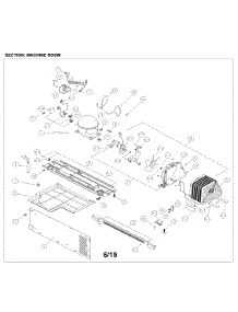 Machine Parts parts for Kenmore Top-Mount Refrigerator 111.61219613 (11161219613, 111 61219613) from AppliancePartsPros.com