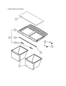 8-Crisper parts for Kenmore Top-Mount Refrigerator 111.61265220 (11161265220, 111 61265220) from AppliancePartsPros.com