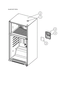 10-Ref Total parts for Kenmore Top-Mount Refrigerator 111.61265220 (11161265220, 111 61265220) from AppliancePartsPros.com